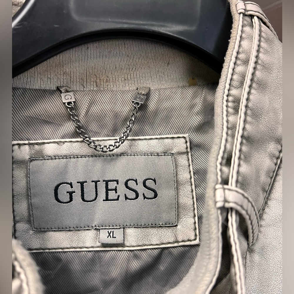 GUESS Silver-Toned Jacket XL